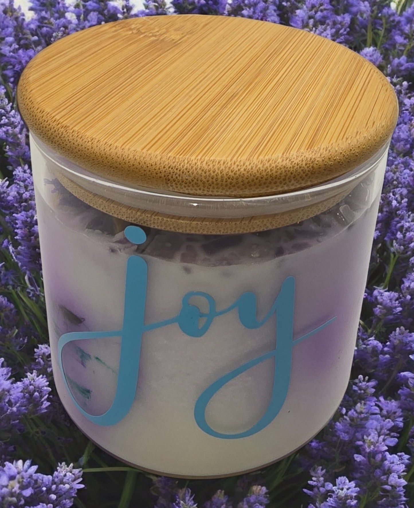 Strong Scented LAVENDER ESSENCE Marbled Organic Coco Soy Wax Candles 185G/280g/330g