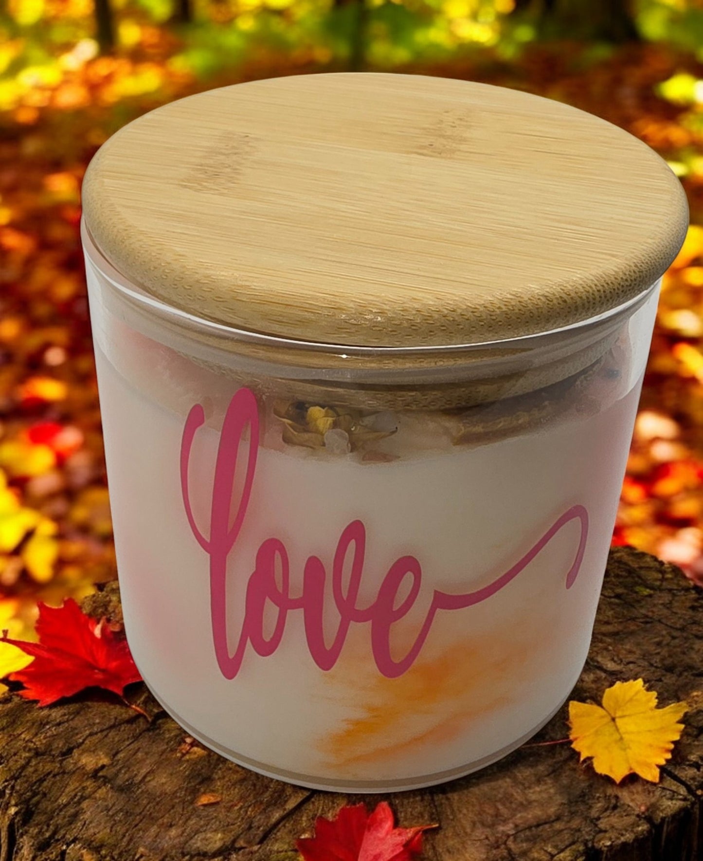 Strong Scented CINNAMON ORANGE Marbled Organic Coco Soy Wax Candles Hand poured - 240g/280G/330G