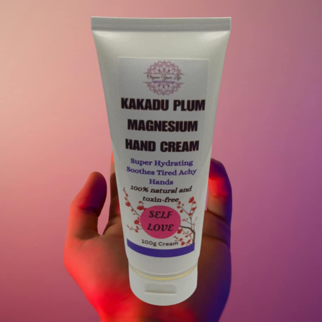 SELF LOVE 20% Magnesium Hand Cream Kakadu Plum – Natural Relief for Dry, Tired Hands 100g