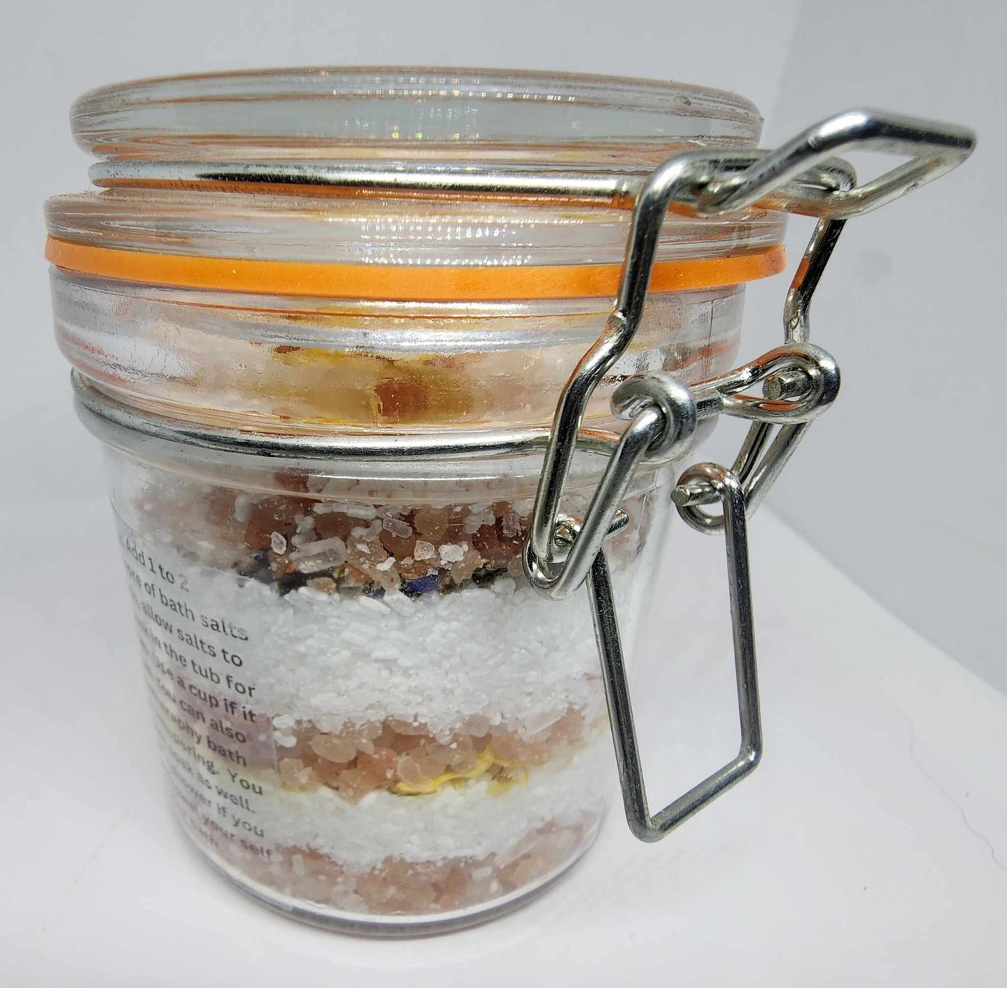 Aromatherapy HERBAL BATH SALTS Epsom Himalayan Sea Salt Magnesium Lavender Tangerine Rose Ylang Ylang Essential Oils