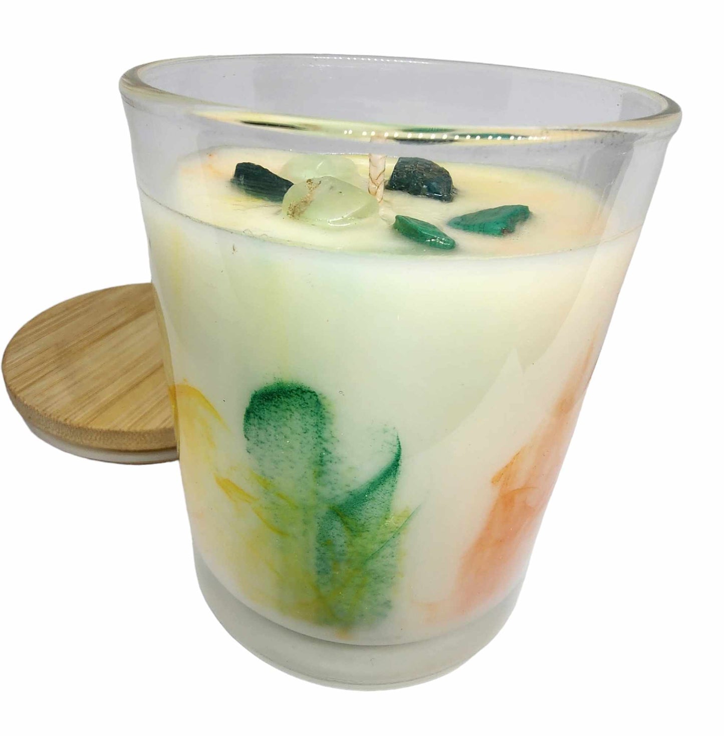 Strong Scented Candle BERGAMOT & TEAKWOOD Marbled Organic Coco Soy Wax Hand poured - 240g/280g/330gn AU