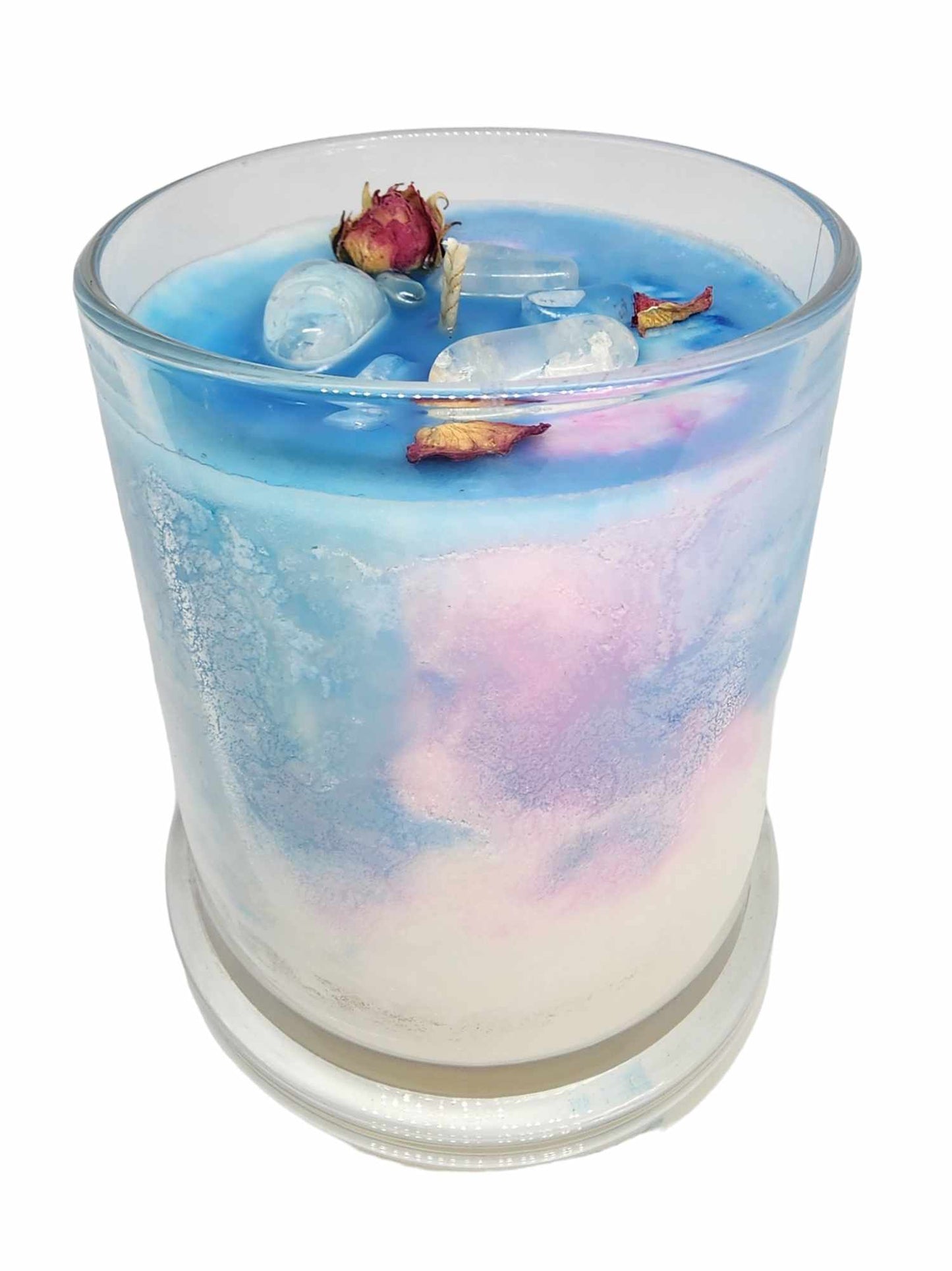 Strong Scented EXOTIC BOUQUET Marbled Organic Coco Soy Wax Candles Hand poured - 240g/280g/330g