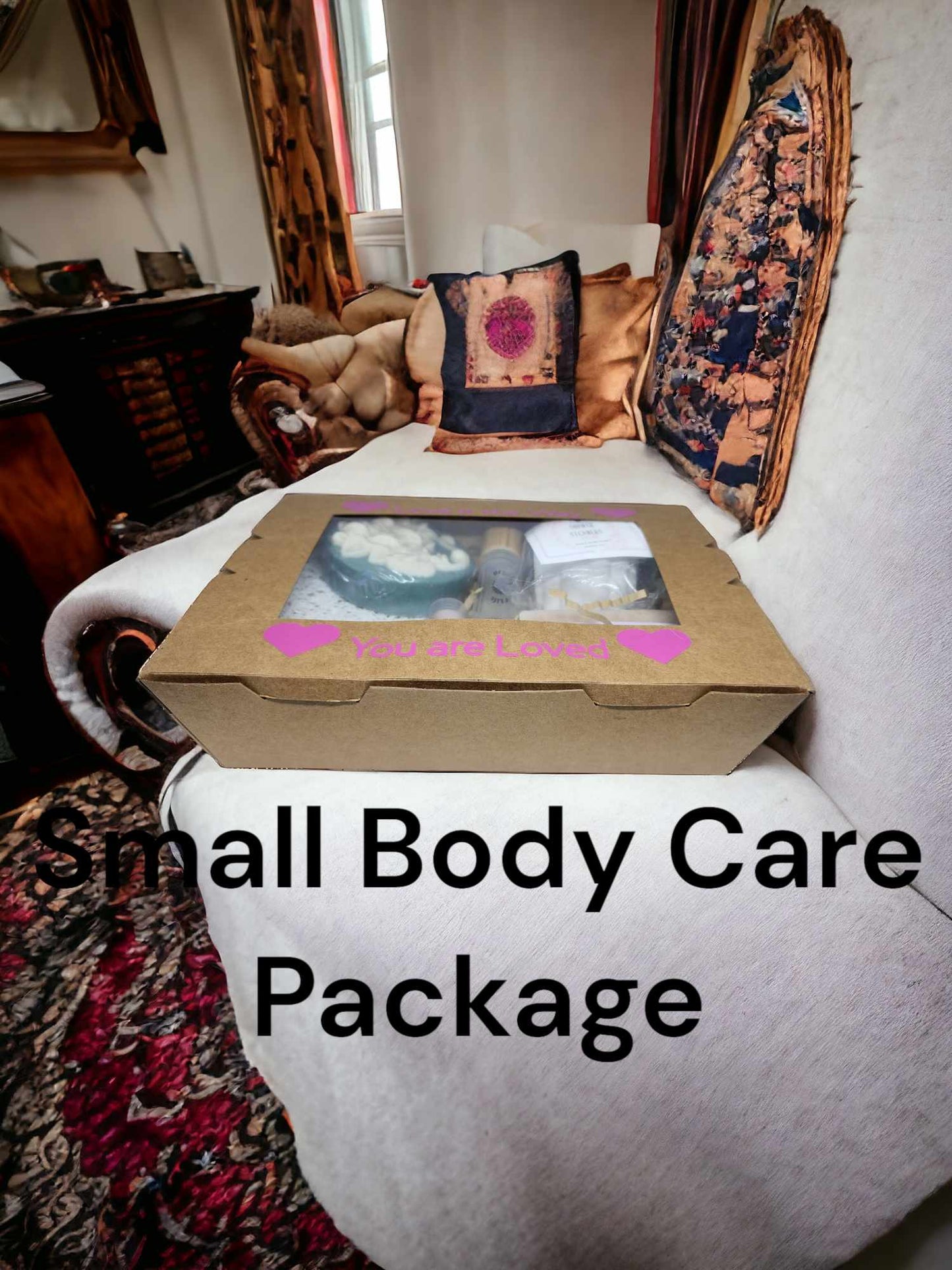 PAMPER BODY CARE PACKAGE - Essential Oil, Organic Lip Balm Organic Soap Bar - Small and Large Package Available