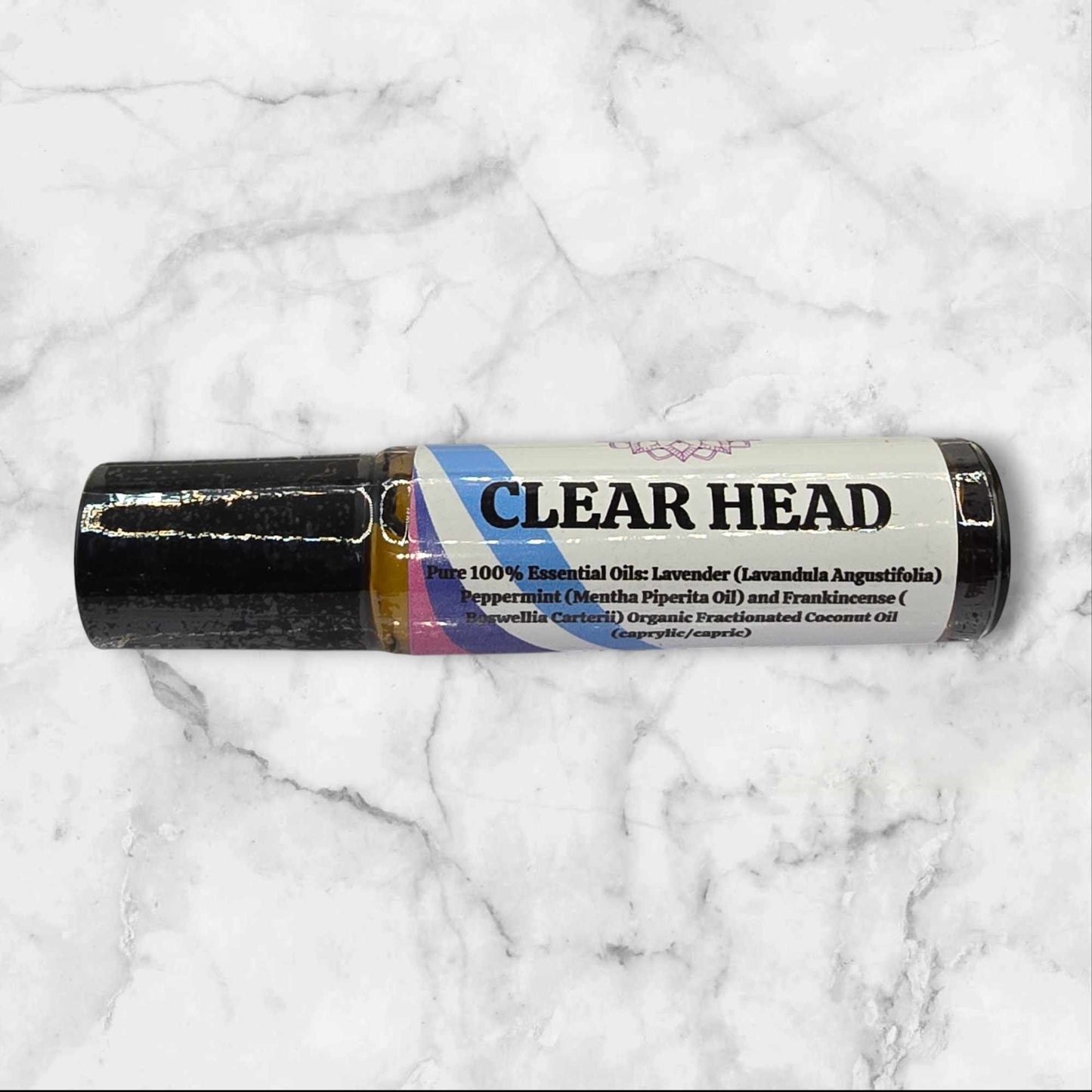 Aromatherapy Organic Essential Oil Rollers with Crystals For AILMENTS Sinus Breathe Easy Allergies Clear Head