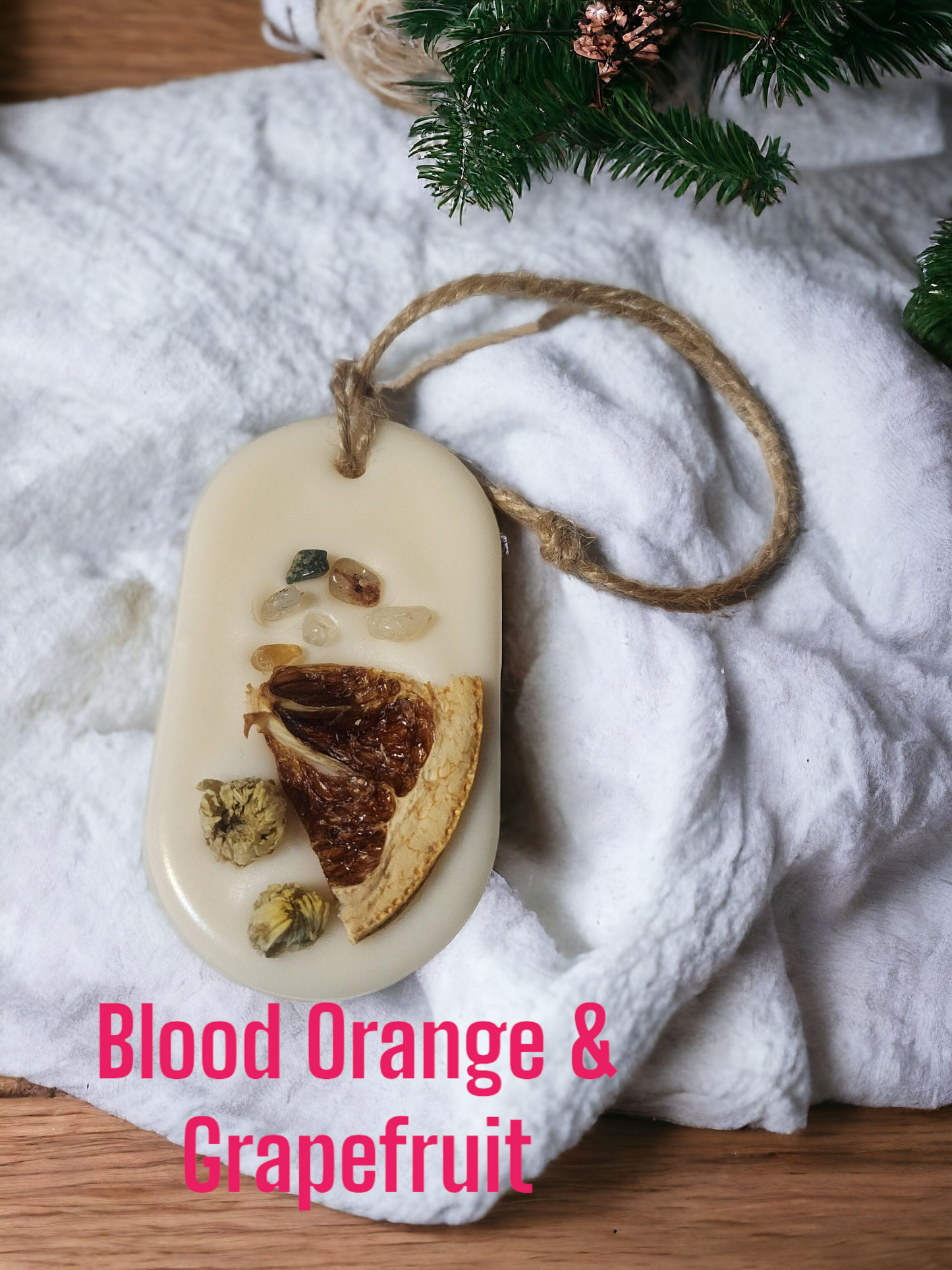 Hanging Handmade Soy Wax Wardrobe Car Air Fresheners, Closet or Drawer Fresheners, Home Decor Sachet - Made in Australia