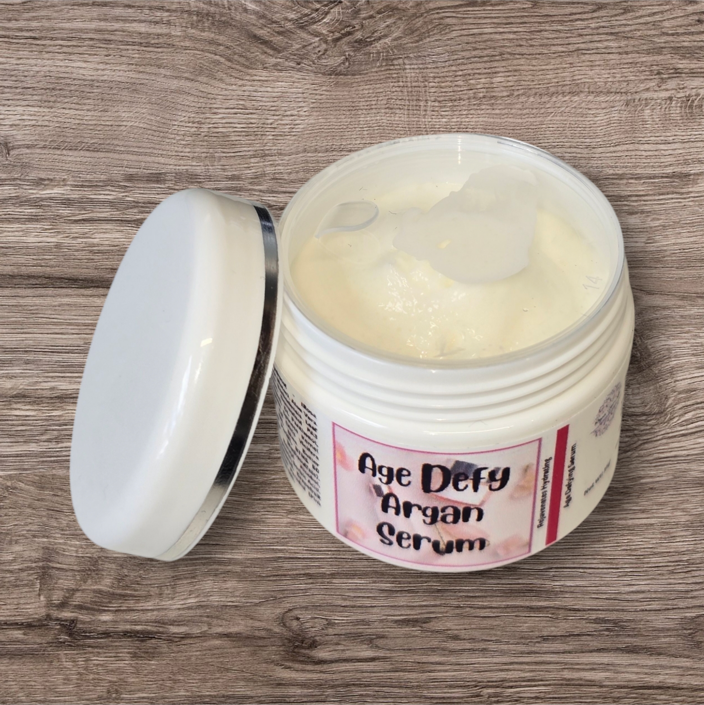 Pure 100% Natural AGE DEFY ARGAN SERUM Elixir Aloe Vera Shea Butter Argan Oil Toxin Free Skin Care 20g