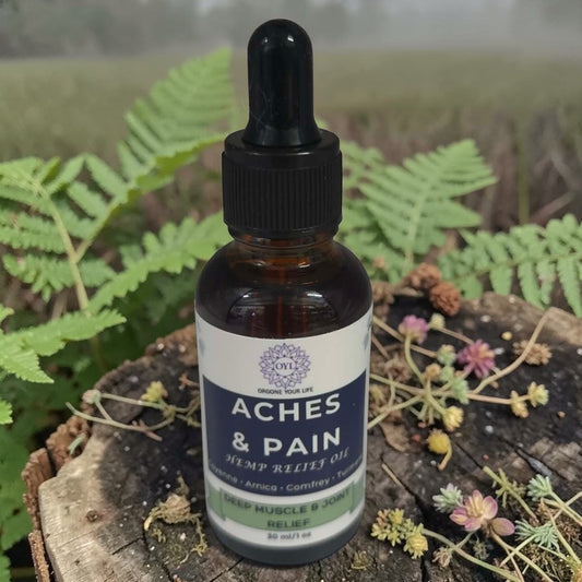 Aches & Pain Relief Oil | Natural Joint & Muscle Relief with Cayenne, Menthol & Herbal Actives (30ml)