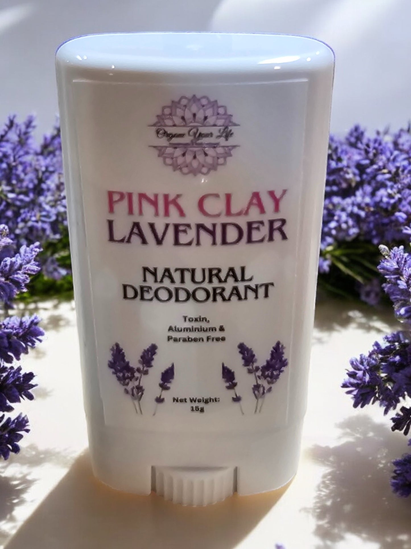 Aromatherapy Natural Anti-Odourant (Deodorant) For Men & Women Palm Free Paraben Free - 3 Fragrances Fresh Citrus Lavender 15g and 75g