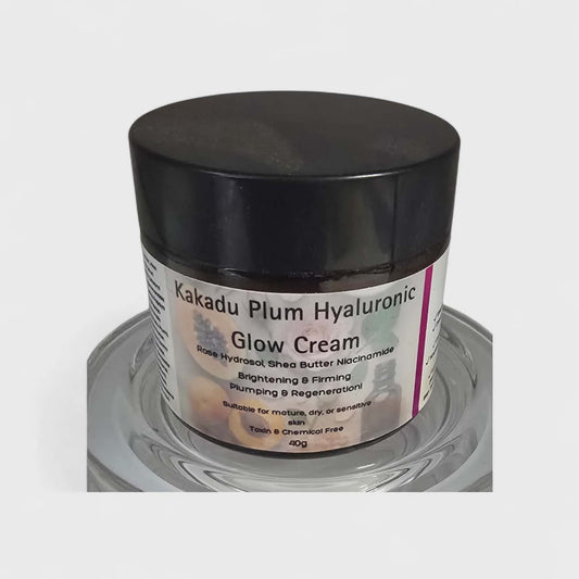 🌿 Botanical Toxin Free Face Cream – Hydrate, Brighten & Nourish | Hyaluronic Acid | Kakadu Plum | Papaya Glycerite 40-50g