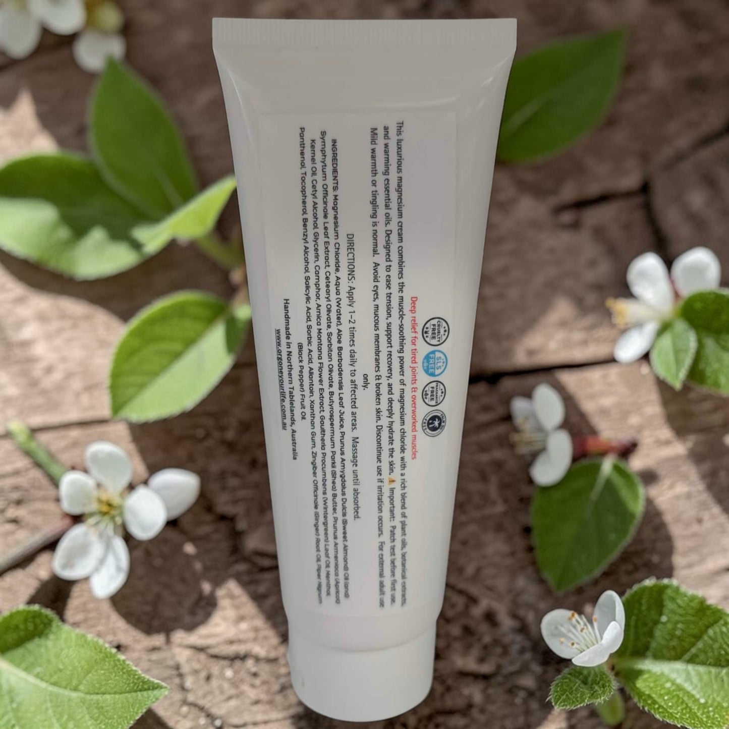 Magnesium Deep Muscle & Joint Therapy Cream | Natural Arthritis Relief with Menthol & Comfrey (Toxin-Free, 100g)